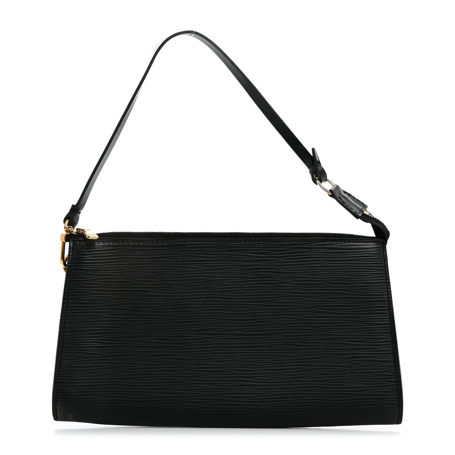 Louis Vuitton Epi Pochette Accessories 24 Black 1 of 8