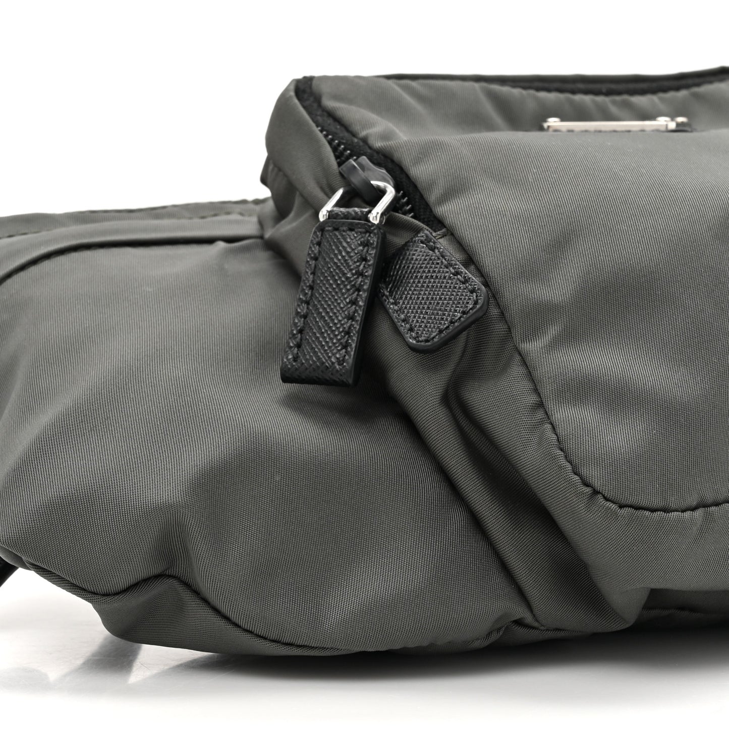Tessuto Nylon Multipocket Belt Bag Grey