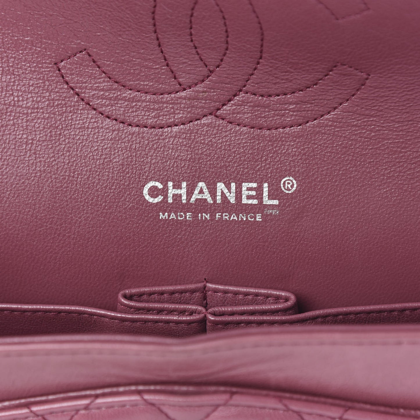 Lambskin Quilted Medium Double Flap Pink