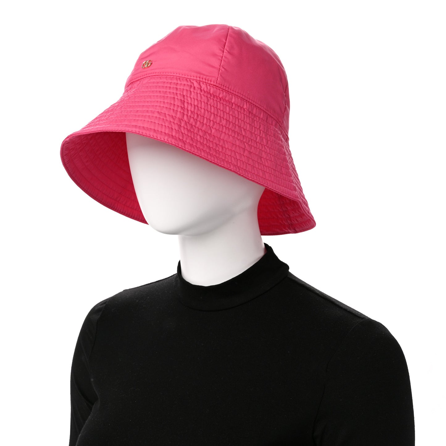 Nylon GG Bucket Hat L Fuxia