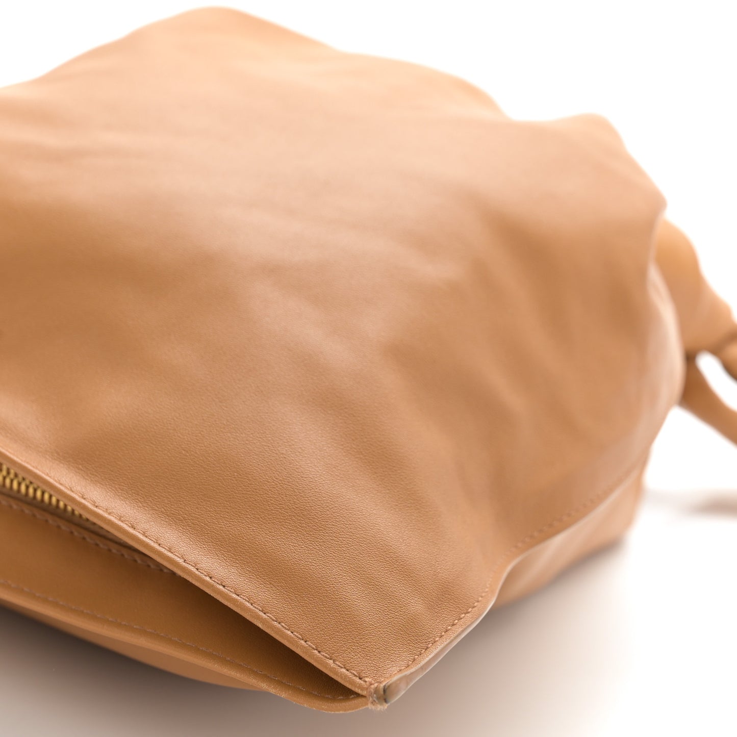 Supple Calfskin BV Twist Caramel