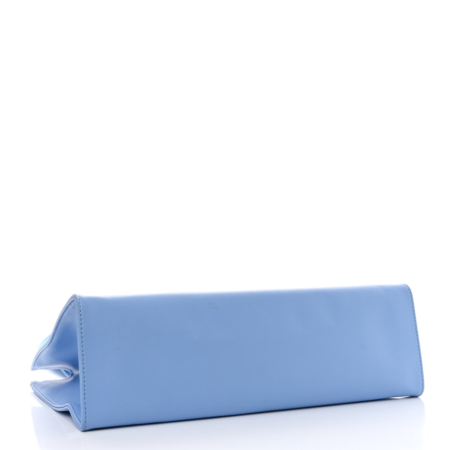 Vegan Leather Medium Shopping Bag Cerulean