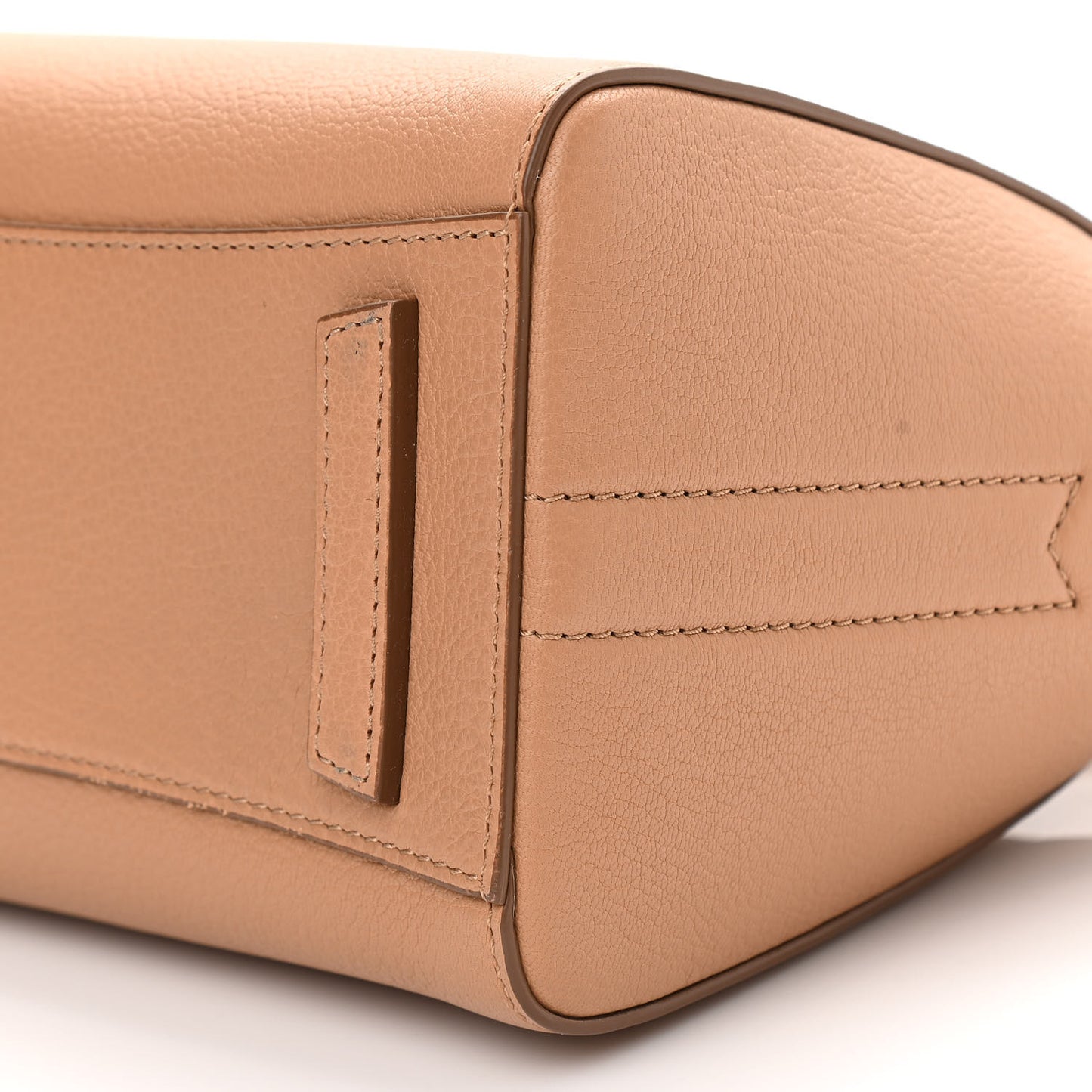 Sugar Goatskin Mini Antigona Medium Beige