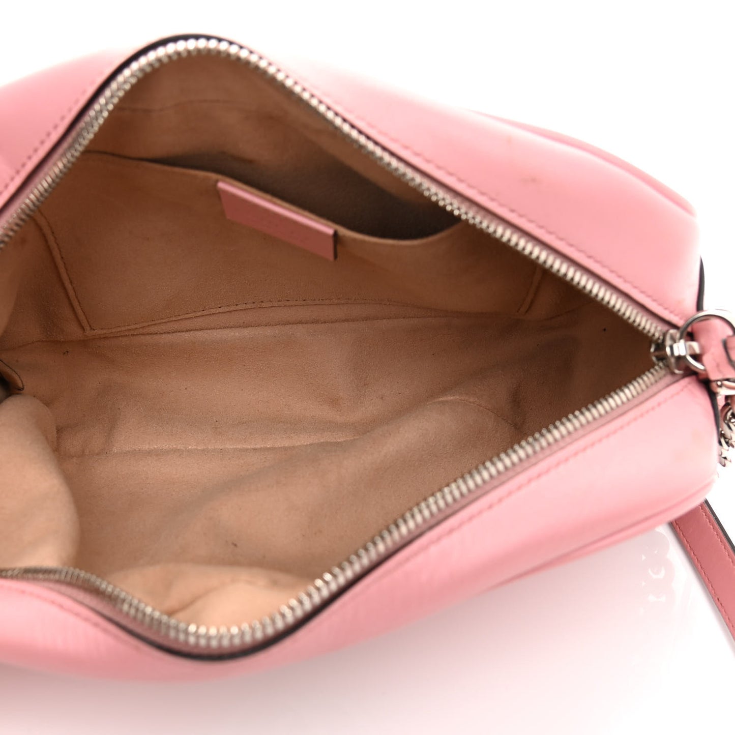 Calfskin Matelasse Small GG Marmont Chain Shoulder Bag Wild Rose