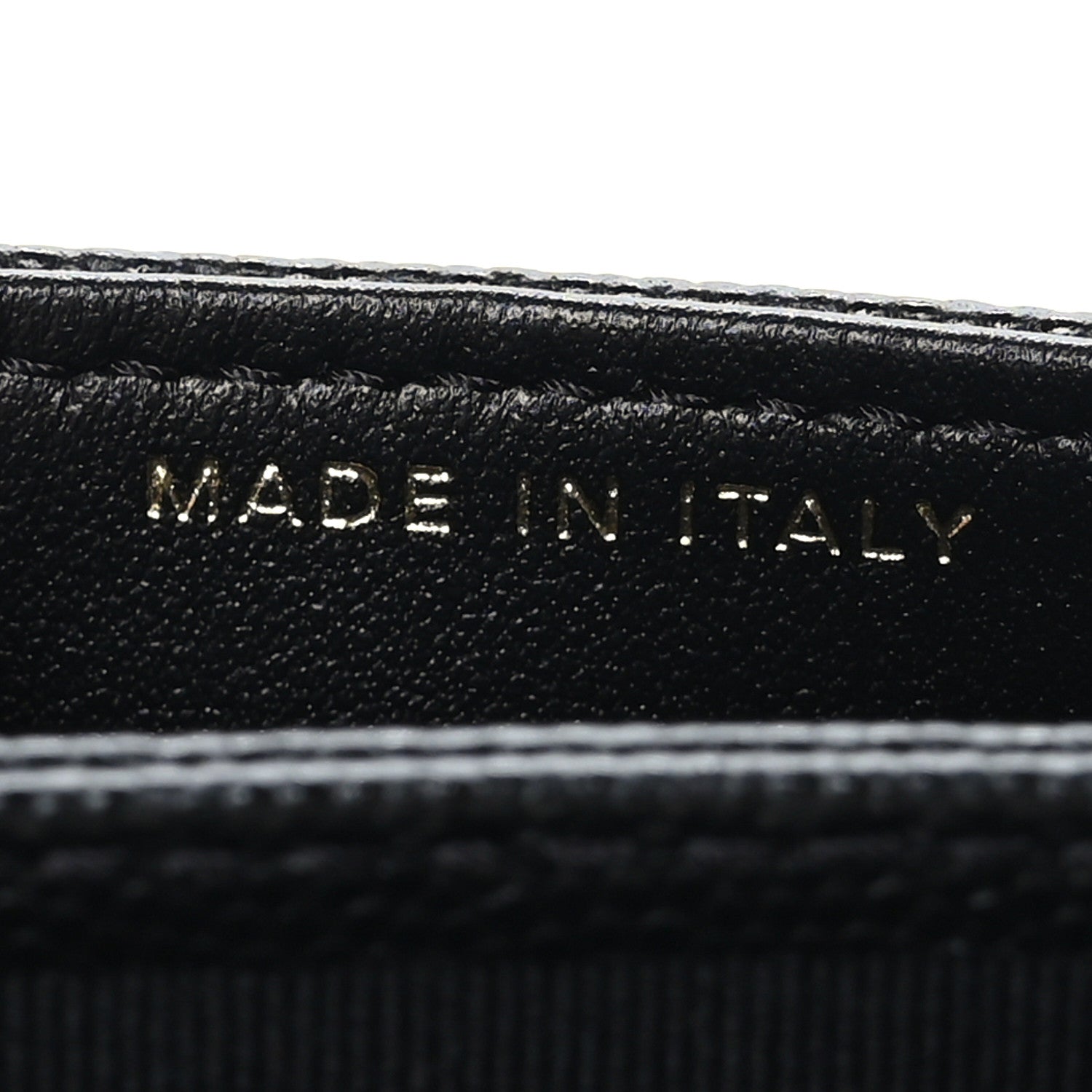 Chanel Caviar Quilted Card Holder With Charms On Chain Black 7 of 10