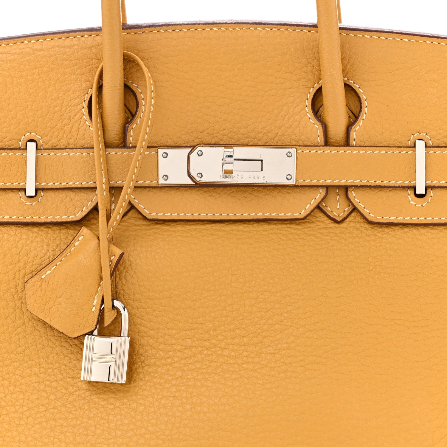 Hermes Taurillon Clemence Birkin 30 Natural Sable 8 of 10