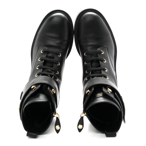 Calfskin Ranger Boots 40 Black