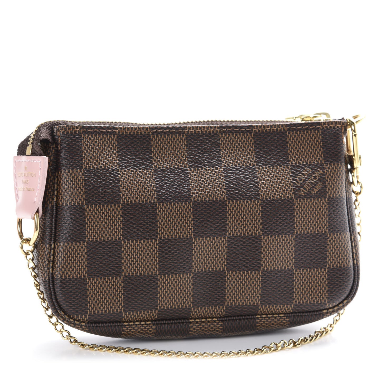 Damier Ebene 2020 Christmas Animation Big Wheel Mini Pochette Accessories Rose Ballerine