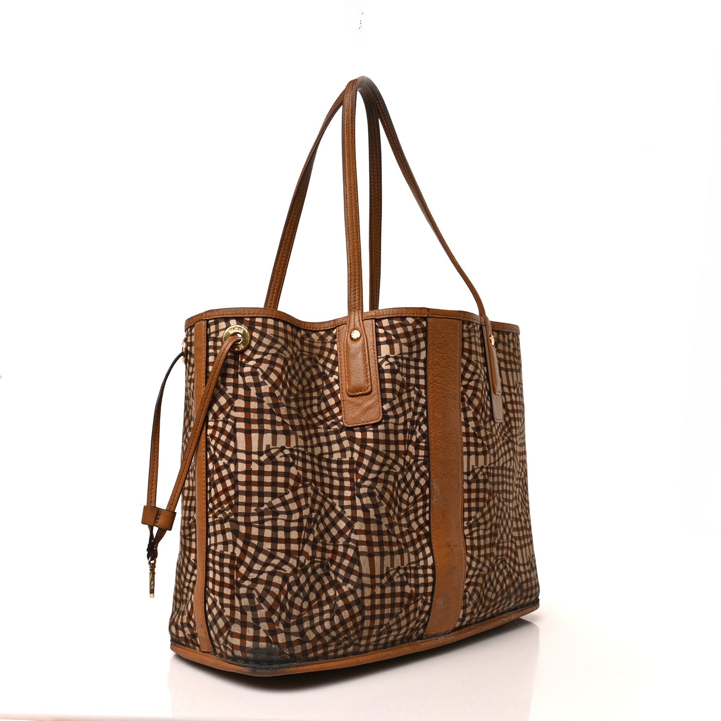 Visetos Large Liz Reversible Shopper Tote Cognac