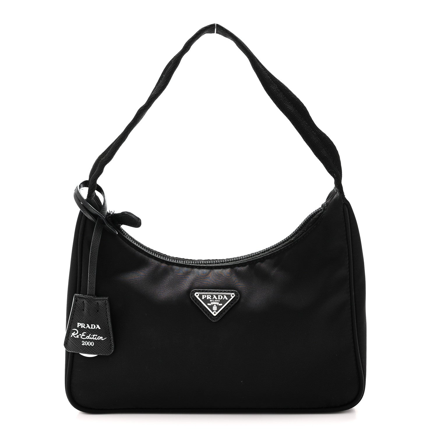 Prada Tessuto Nylon Mini Re-Edition 2000 Bag Black 1937764