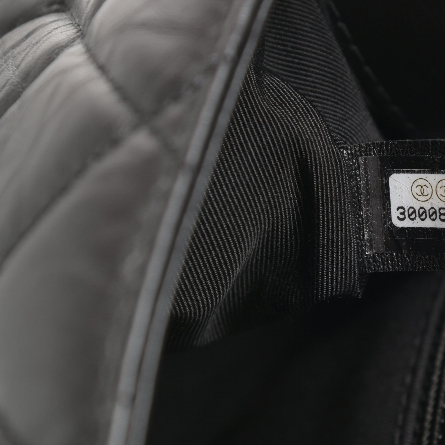 Chanel Crumpled Calfskin Medium Chain All Over Flap Black 7 of 12