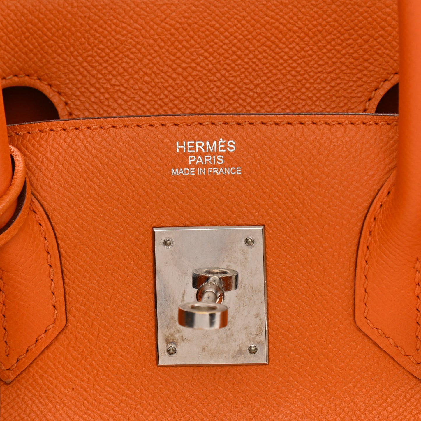 Epsom Birkin 30 Orange