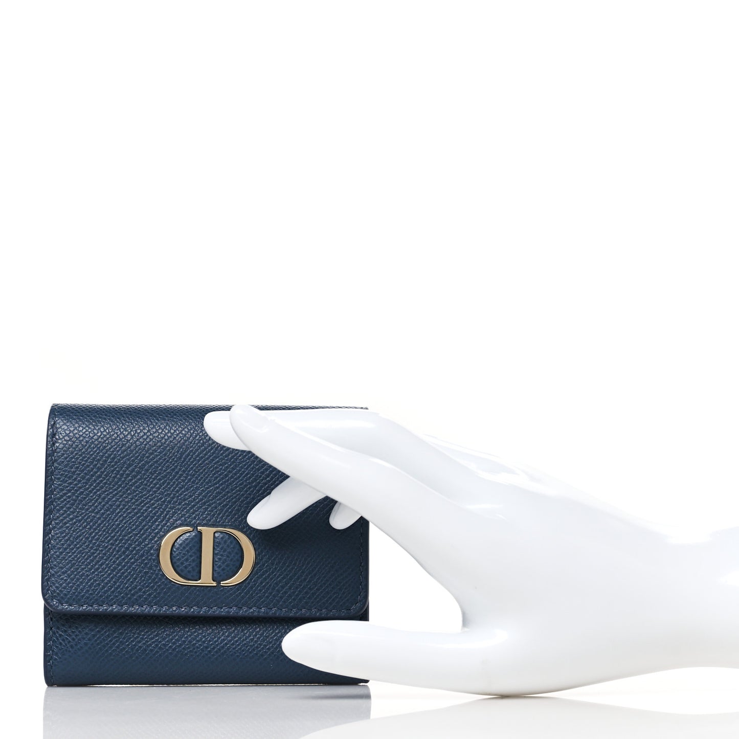 Calfskin 30 Montaigne Wallet Blue