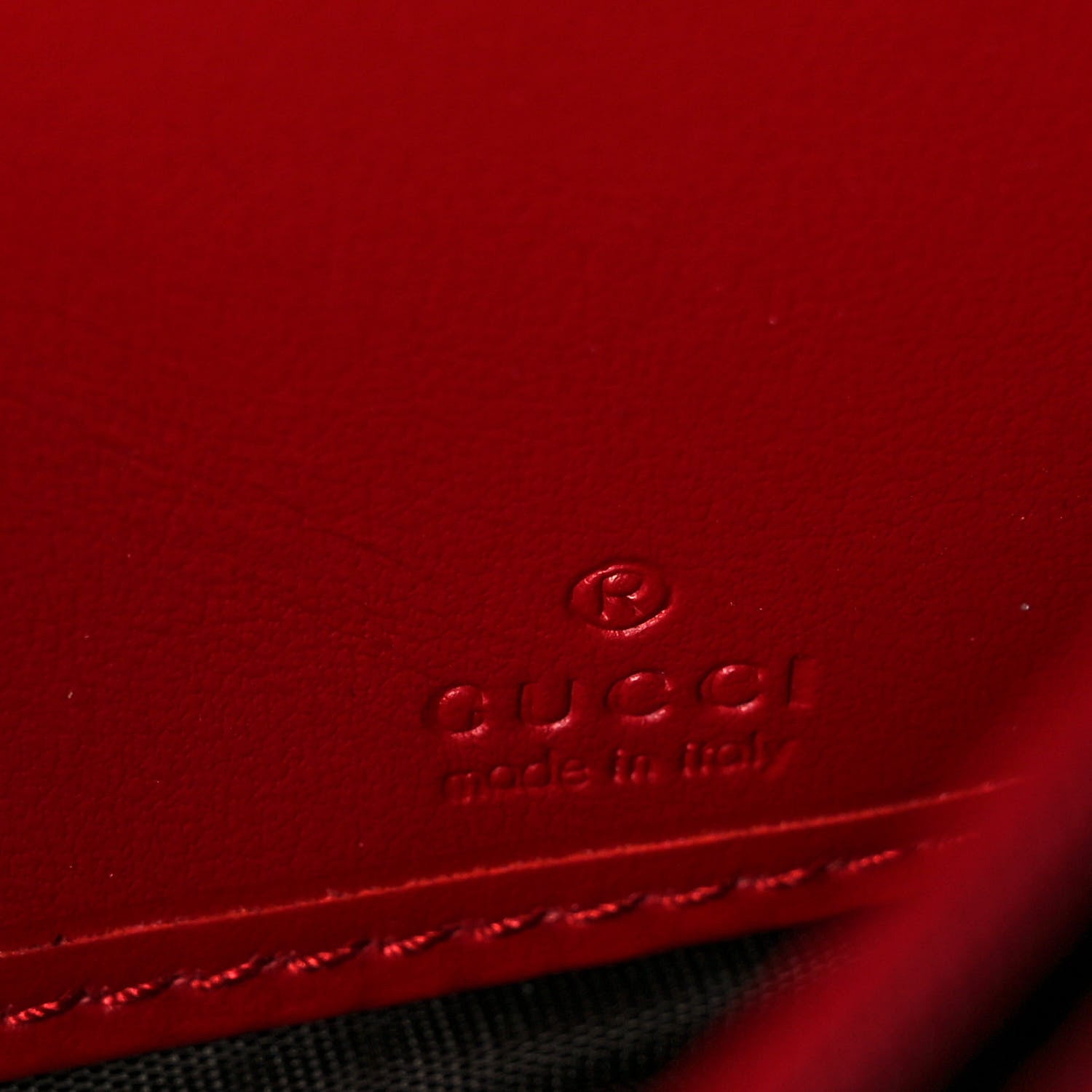 Gucci Calfskin Matelasse GG Marmont Continental Wallet Hibiscus Red 6 of 10