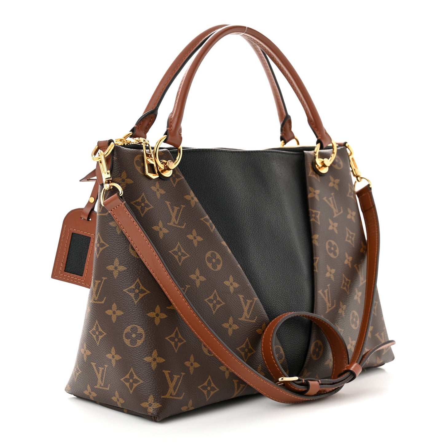 Monogram V Tote MM Black