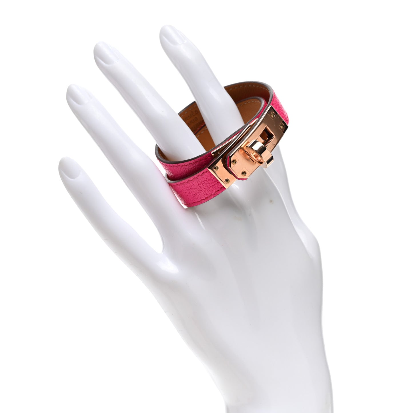 Chevre Chamkila Kelly Double Tour Bracelet T1 Rose Pop