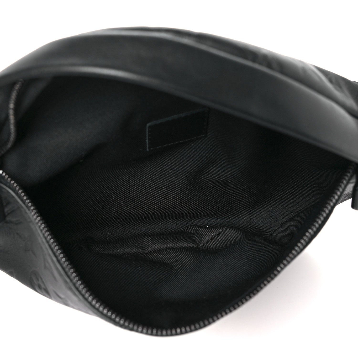 Louis Vuitton Calfskin Monogram Shadow Discovery Bumbag Black 5 of 10