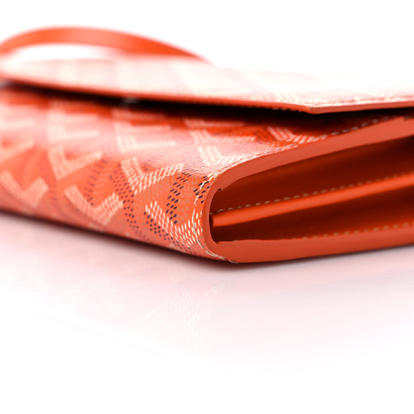 Goyardine Varenne Continental Wallet Orange