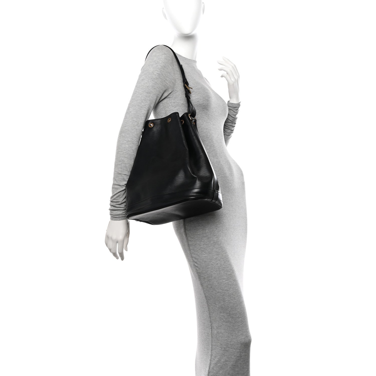 Louis Vuitton Epi Noe Black 2 of 10