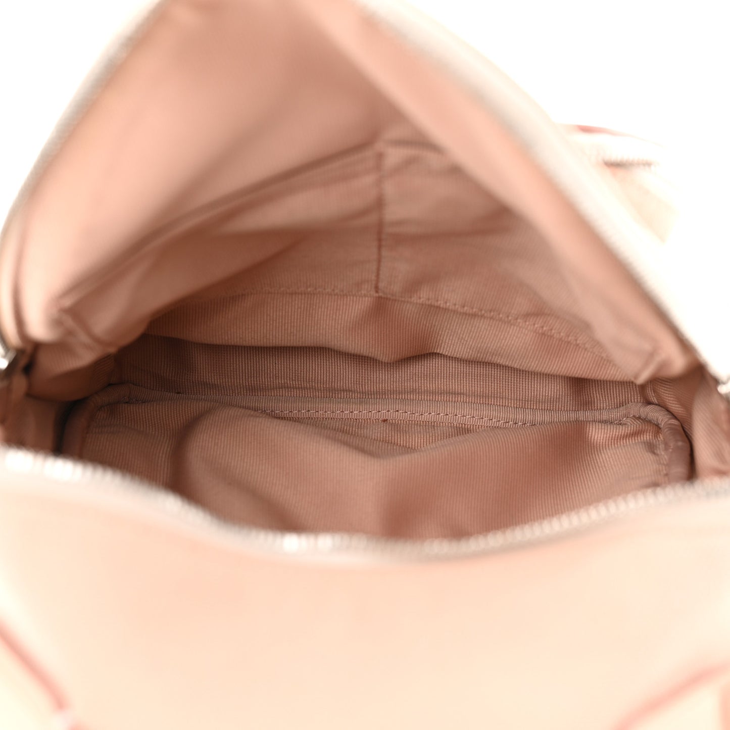 Canvas Calfskin Never Still Small Backpack Pink