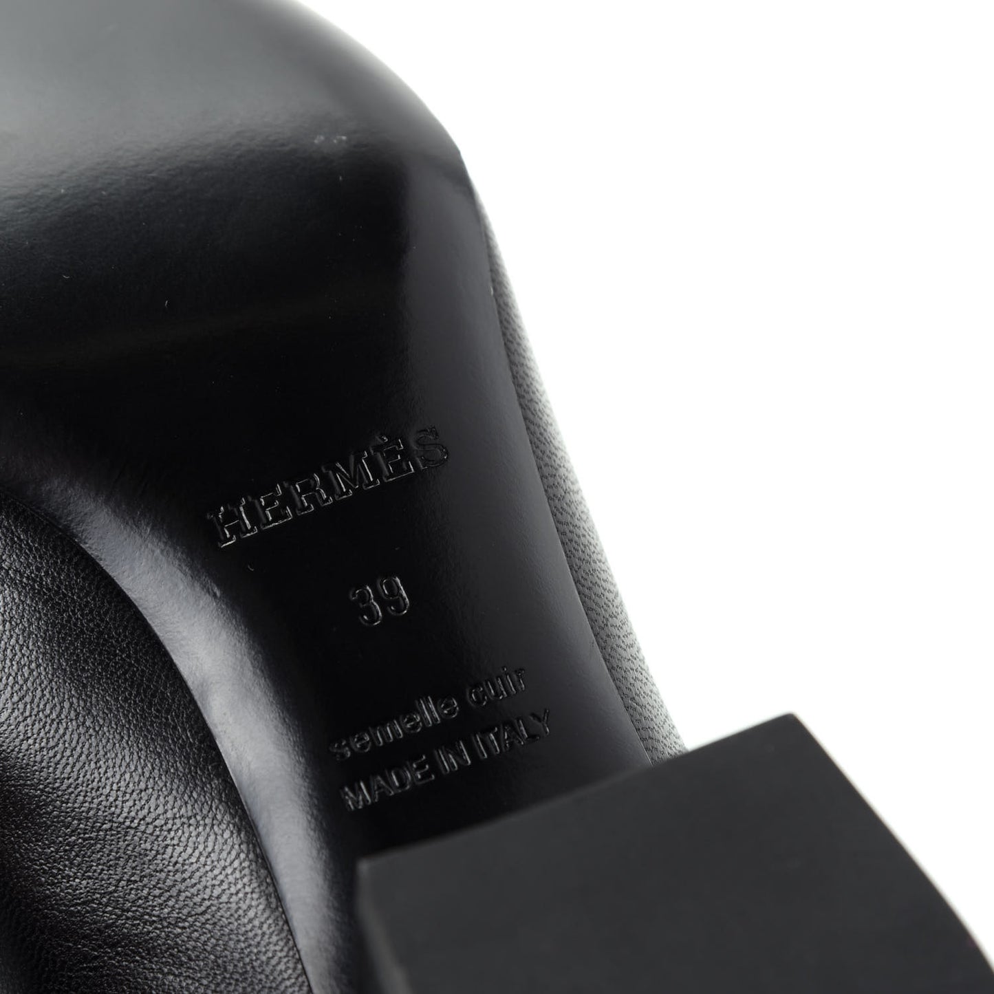 Goatskin Paradis Mules 39 Black