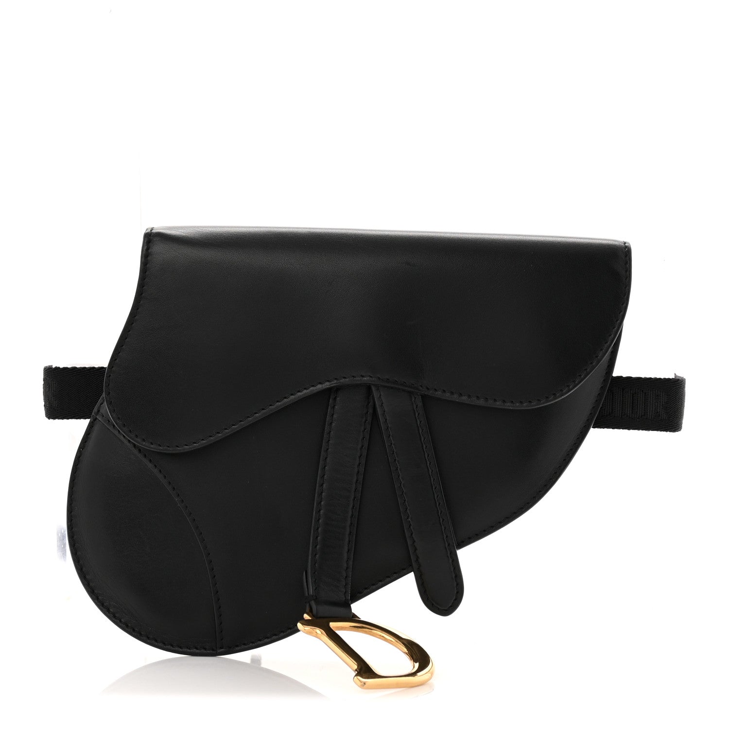 Christian Dior Calfskin Saddle Belt Bag Black 1813652 – FASHIONPHILE