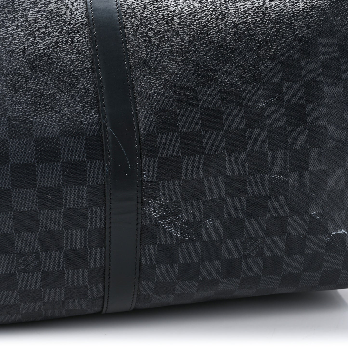 Damier Graphite Keepall Bandouliere 55