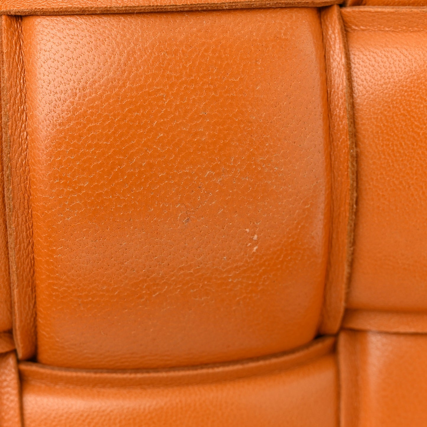 Nappa Maxi Intreccio Padded Cassette Crossbody Bag Clay