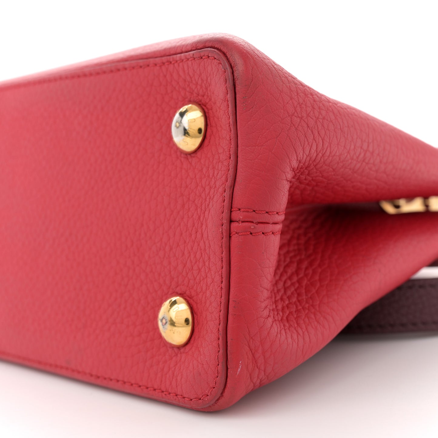 Taurillon Multicolor Capucines PM Rouge Carmine