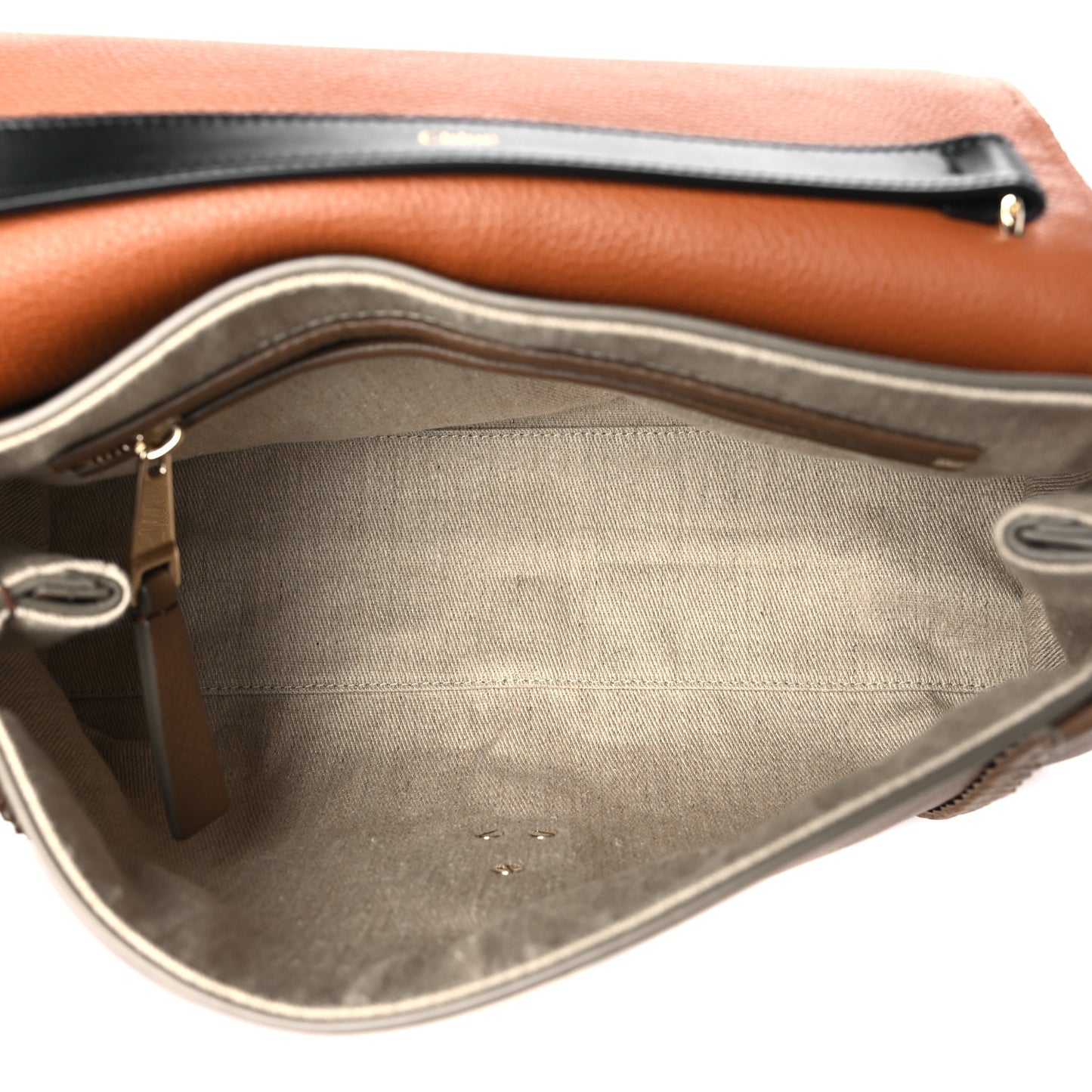 Grained Calfskin Medium Penelope Shoulder Bag Nut