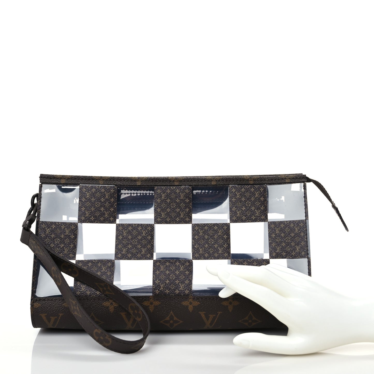 PVC Monogram Chess Standing Pouch
