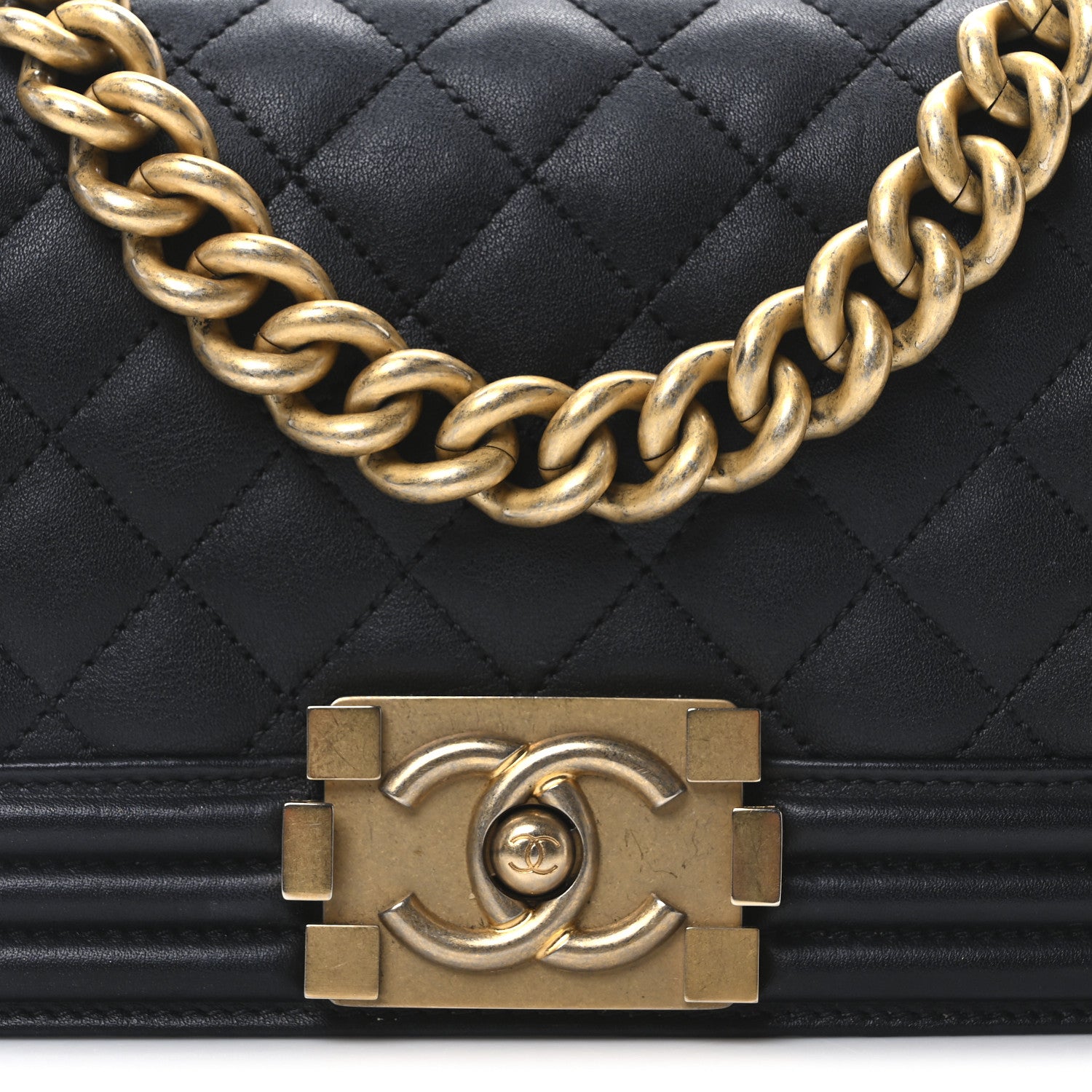 Chanel Calfskin Quilted Small Boy Flap Black 8 of 10