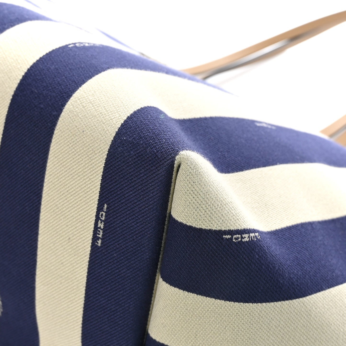 Pequin Vitello Reversible Large Shopping Tote Midnight Blue
