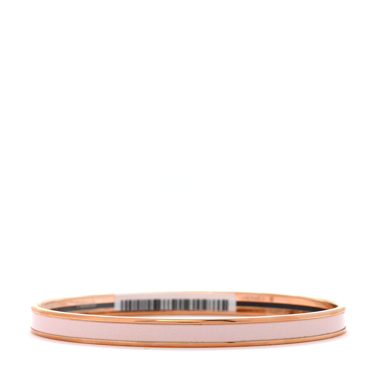 Enamel Extra Narrow Uni Bracelet 65 Rose Candeur