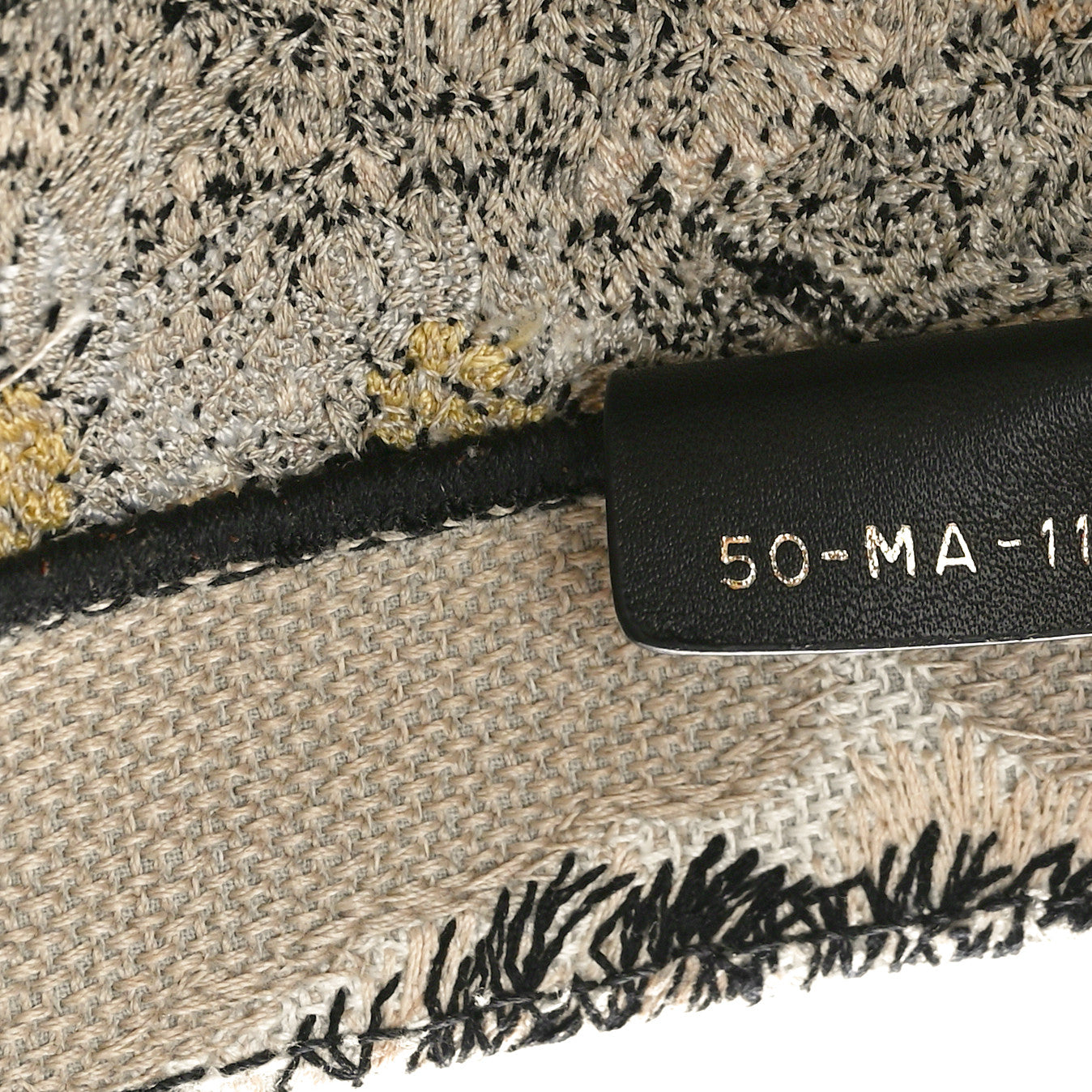 Christian Dior Canvas Embroidered Large Desert Printed Book Tote Beige Multicolor 7 of 13