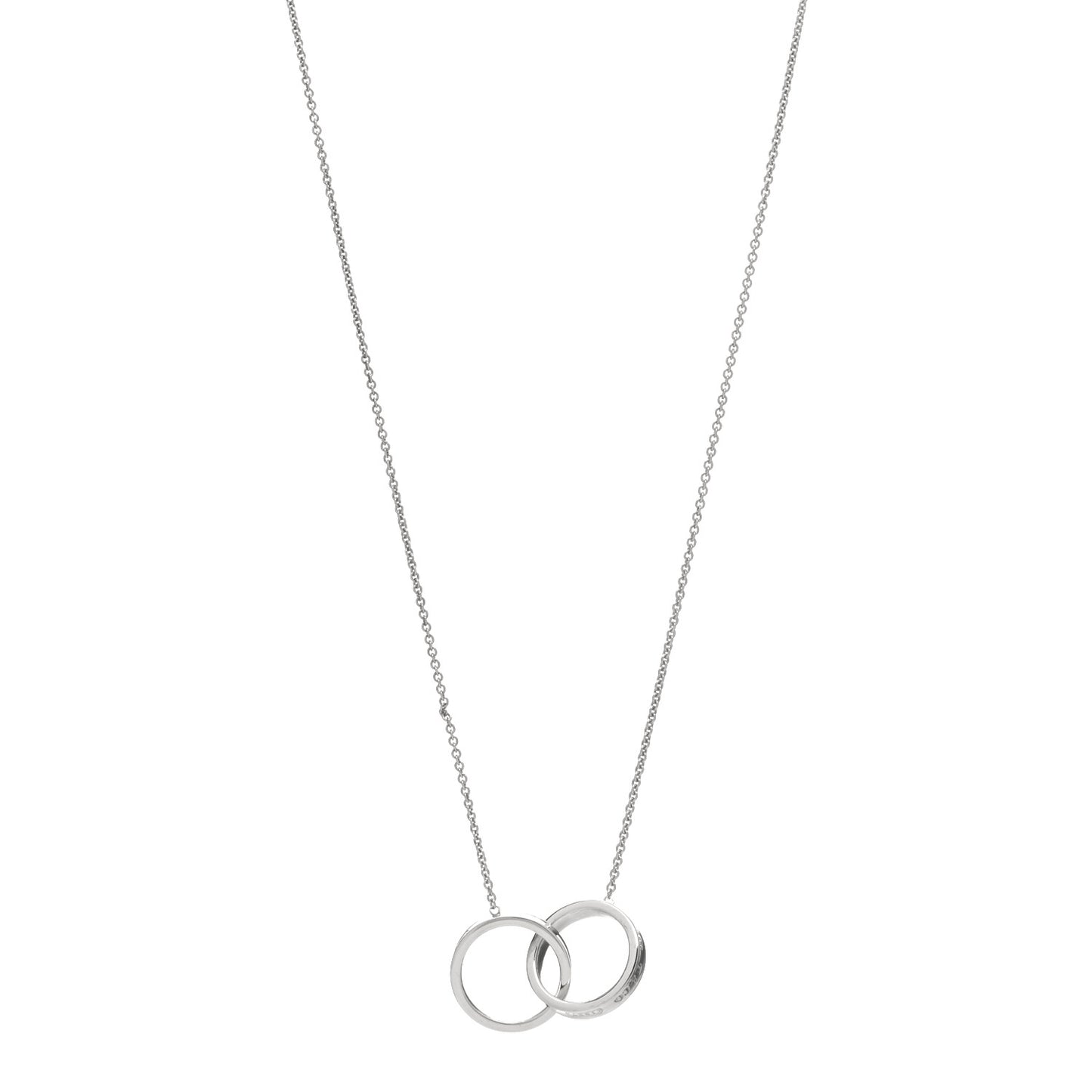 Sterling Silver 1837 Interlocking Circles Pendant Necklace