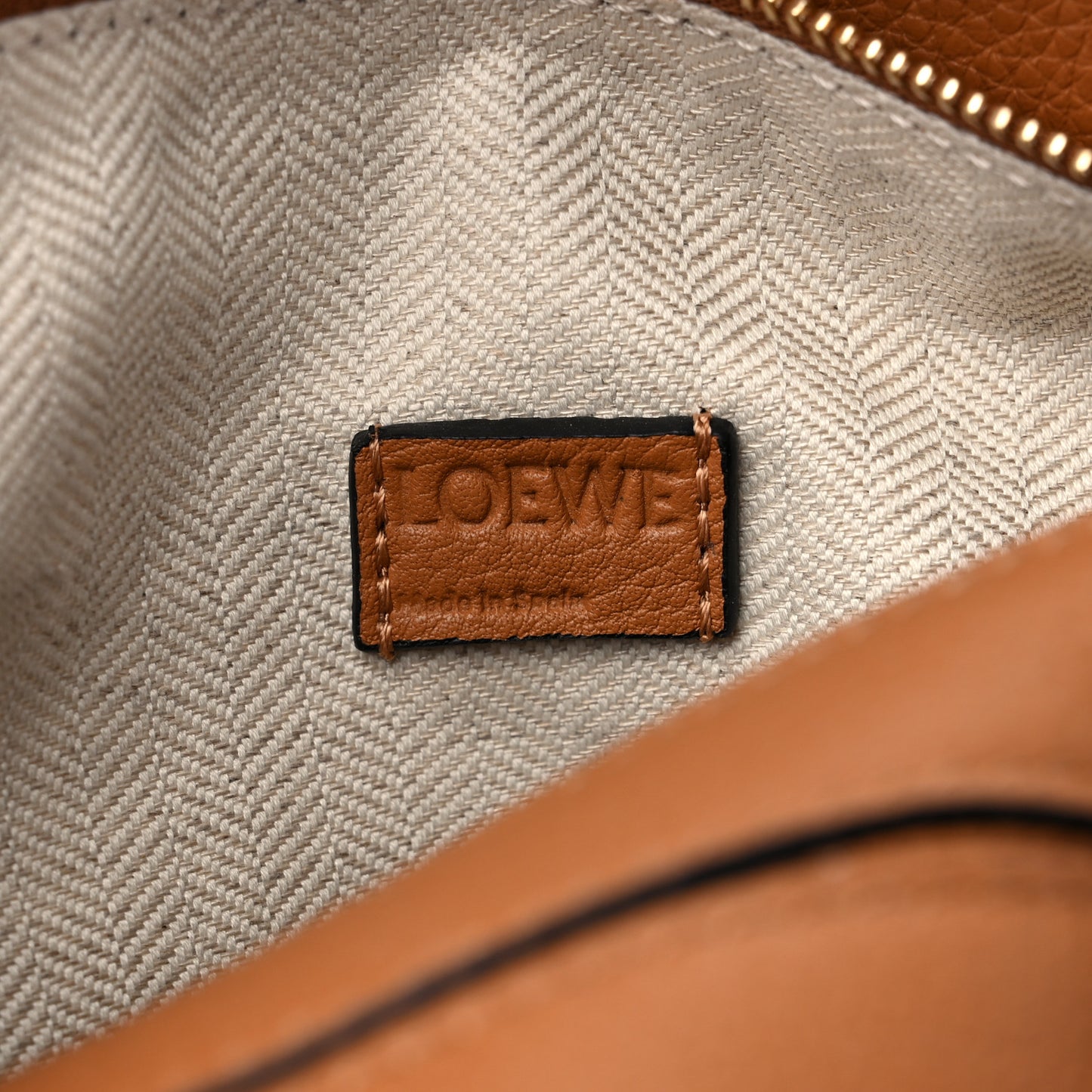Calfskin Mini Puzzle Bag Light Caramel