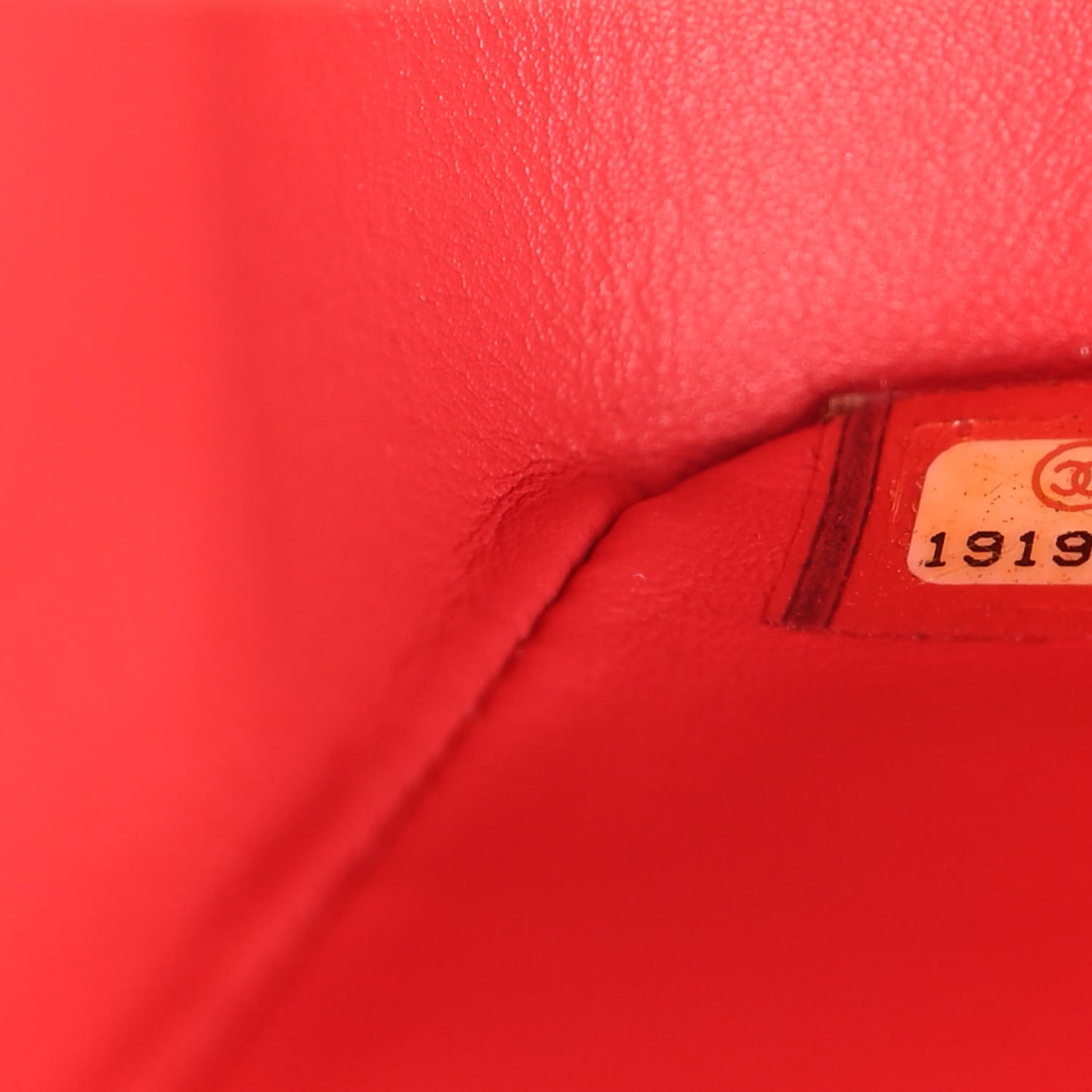 Matte Alligator Jumbo Double Flap Red