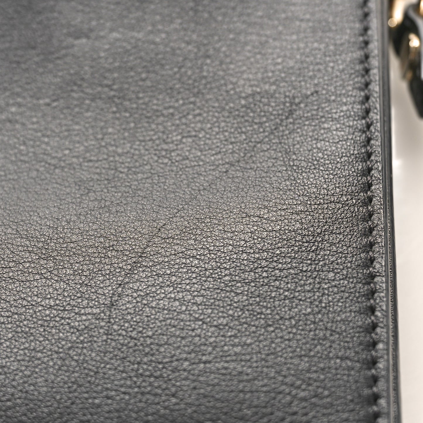 Suede Calfskin Medium Faye Shoulder Bag Black