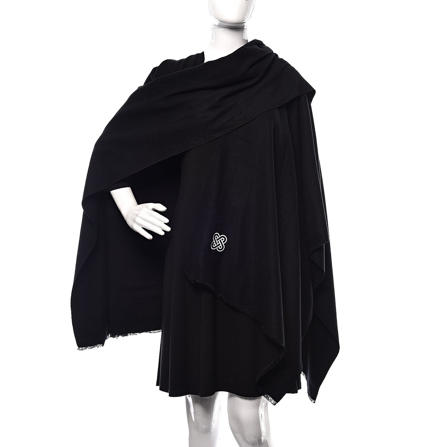 FASHIONPHILE Viscose Wrap Black