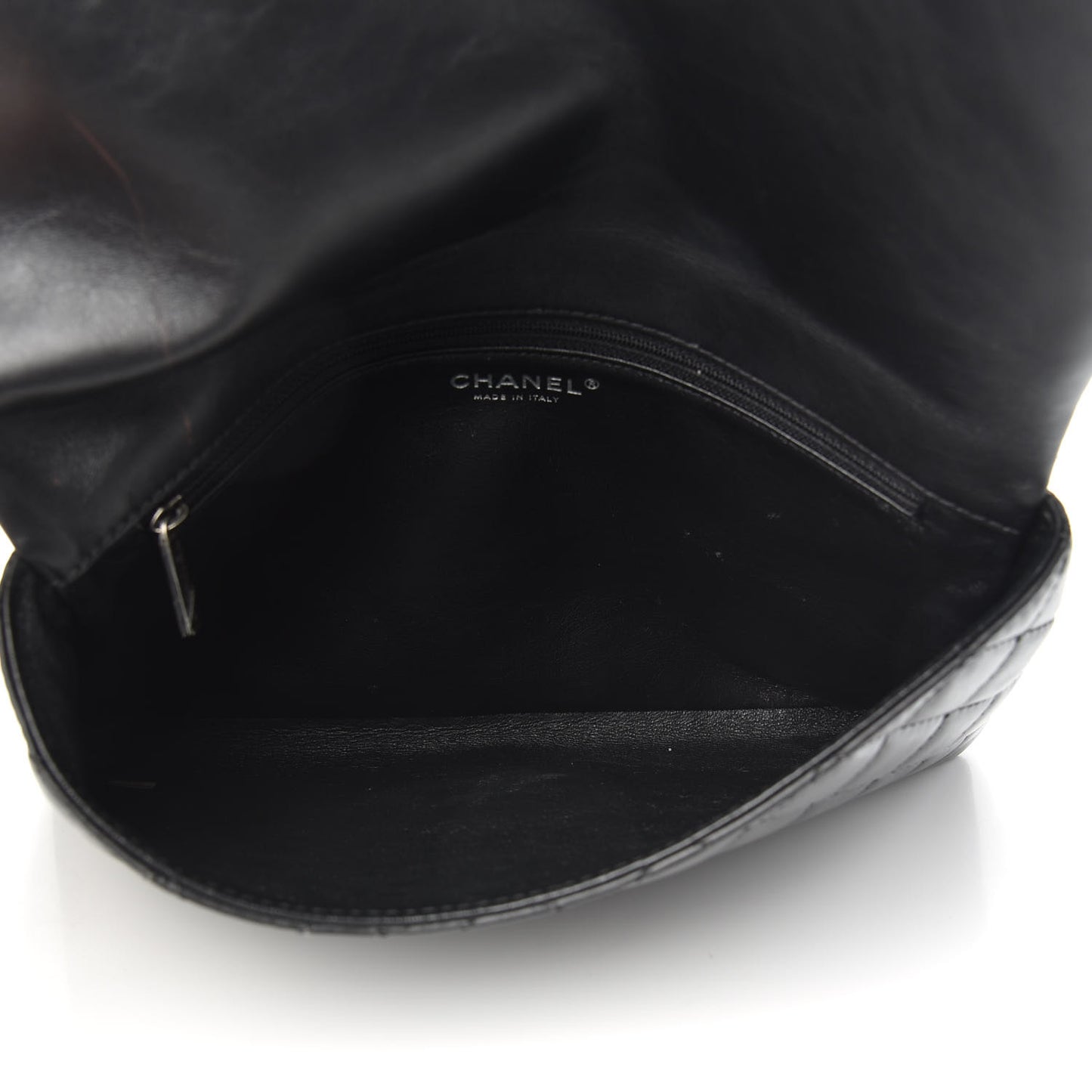 Aged Calfskin Quilted Reissue 2.55 Clutch Black