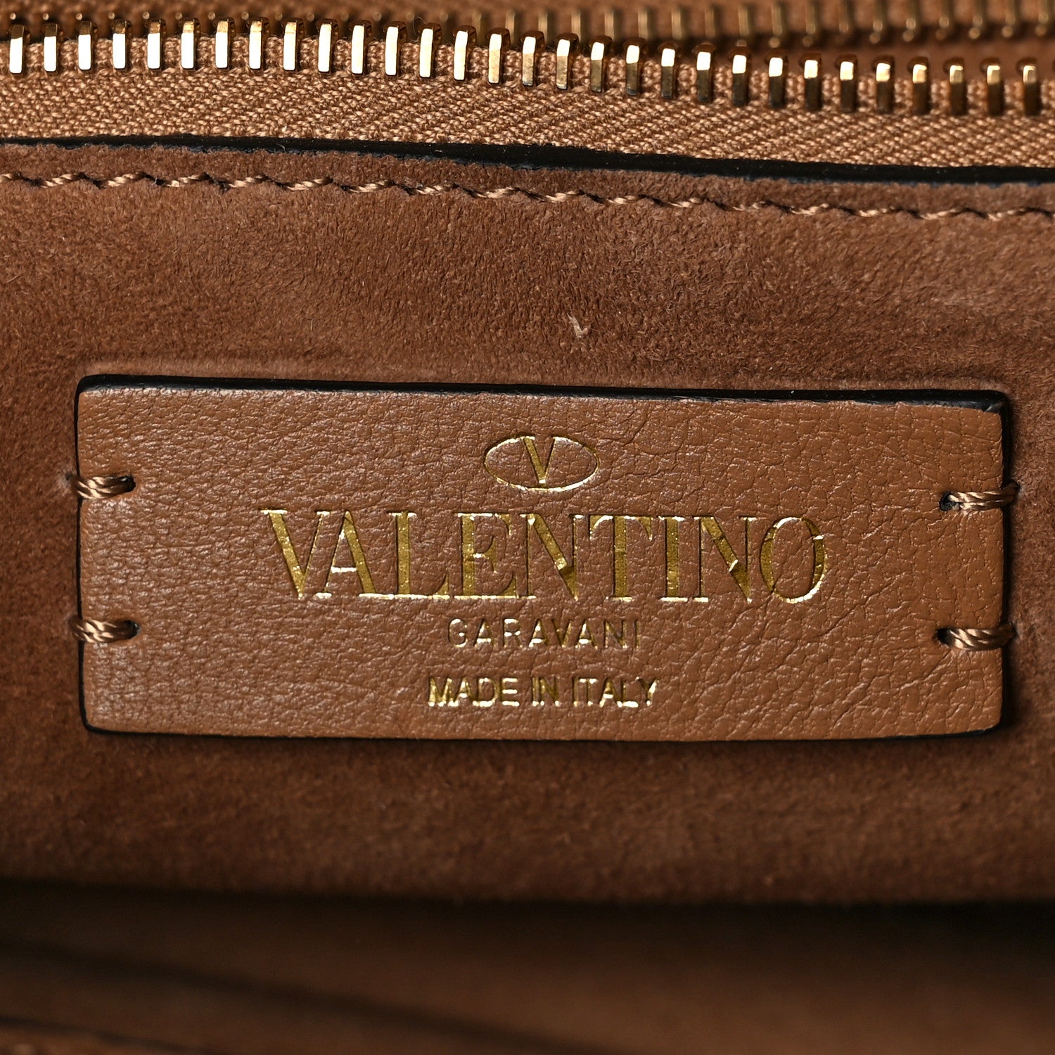Valentino Garavani Cashmere Large Roman Stud Shoulder Bag Beige 6 of 8