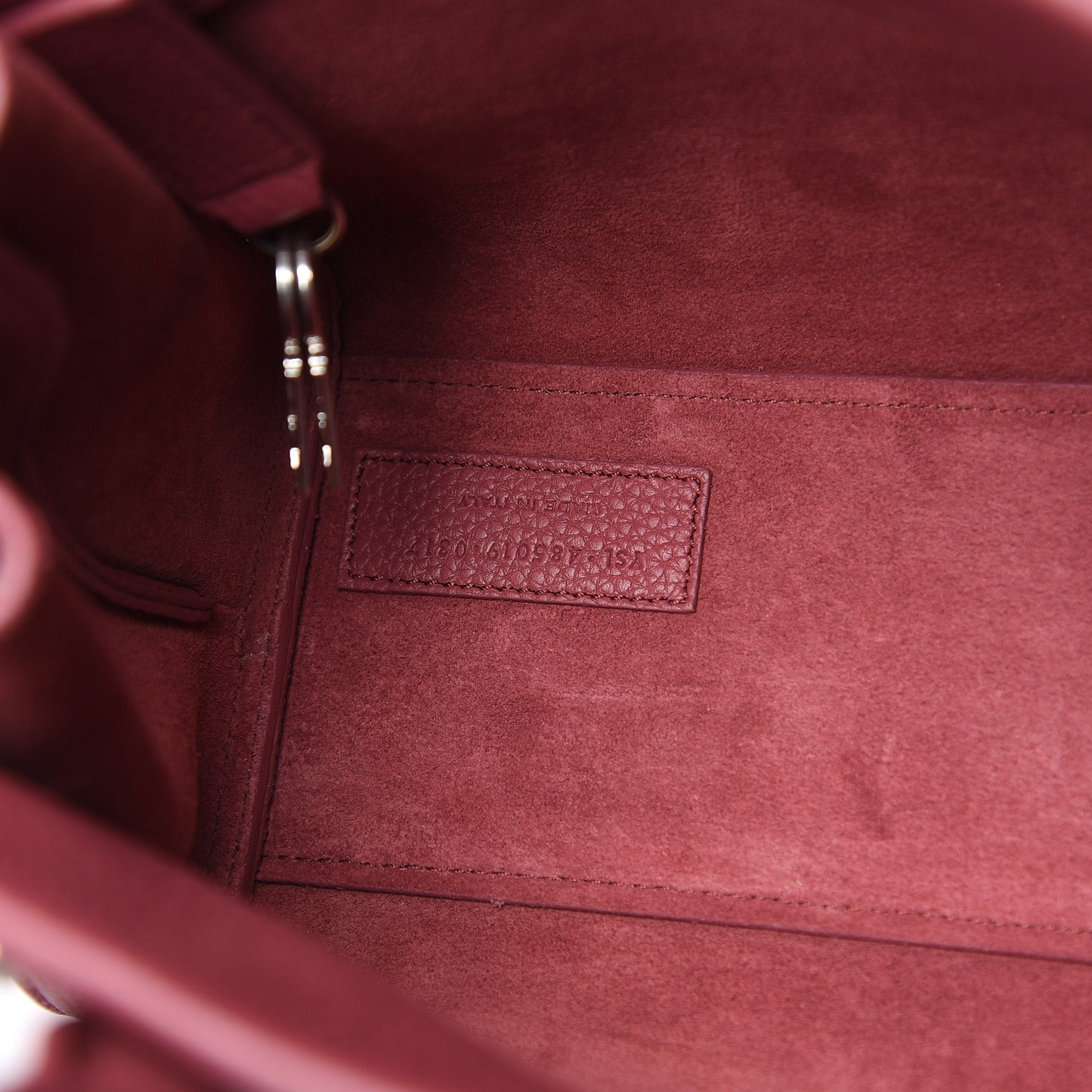 Grained Calfskin Nano Sac De Jour Souple Mystic Rose
