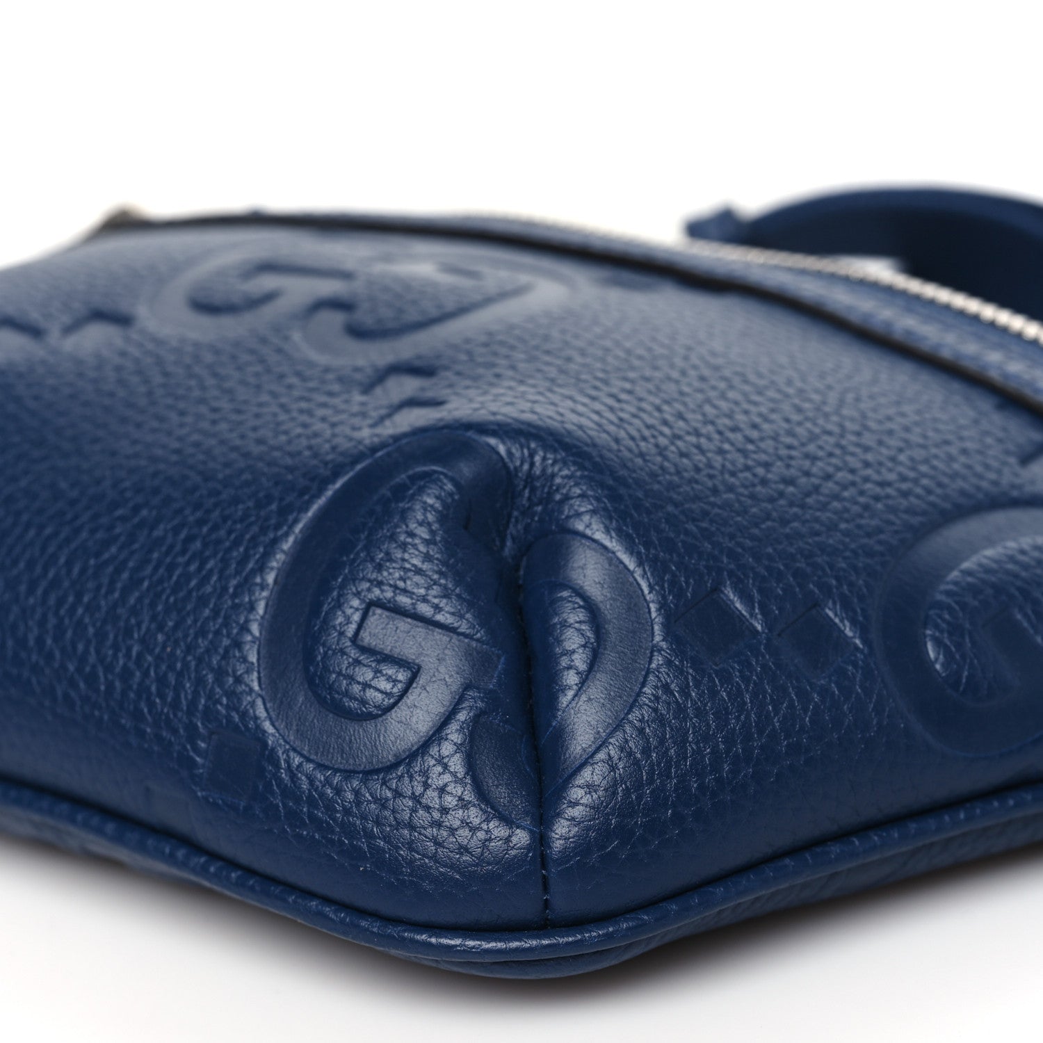 Gucci Piuma Calfskin Jumbo GG Embossed Small Belt Bag Royale 10 of 10