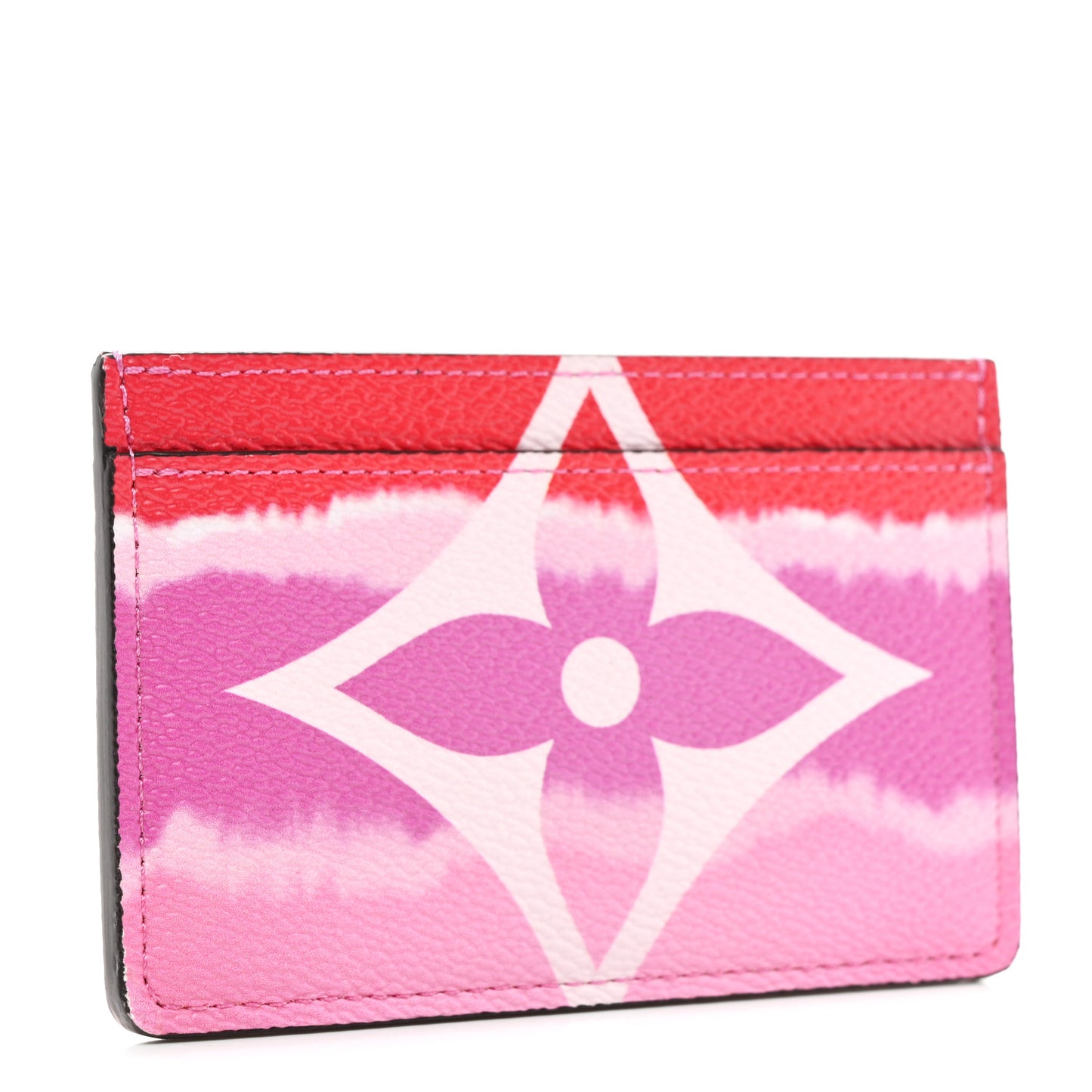 Monogram Escale Card Holder Rouge