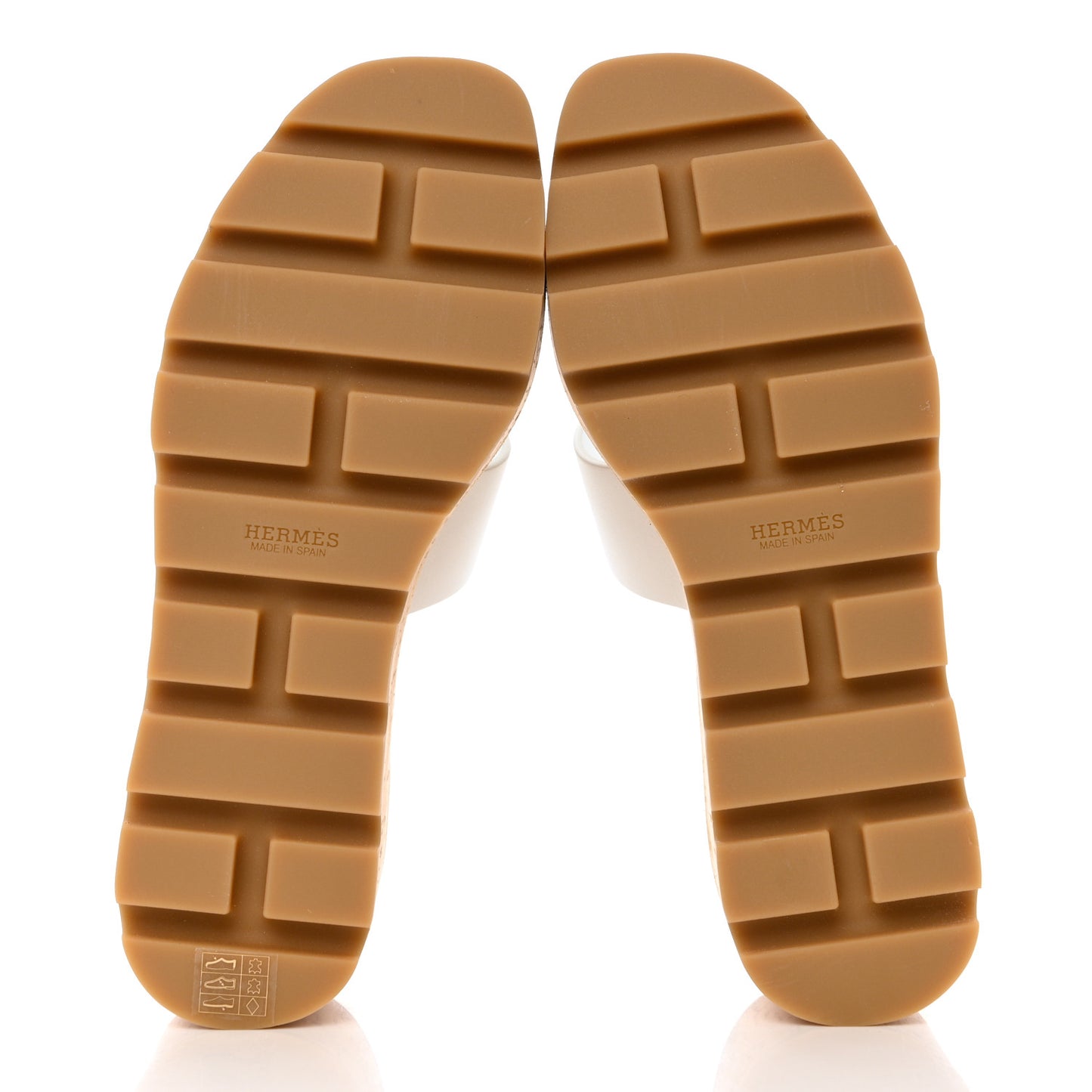 Calfskin Cork Eze 30 Sandals 35 White
