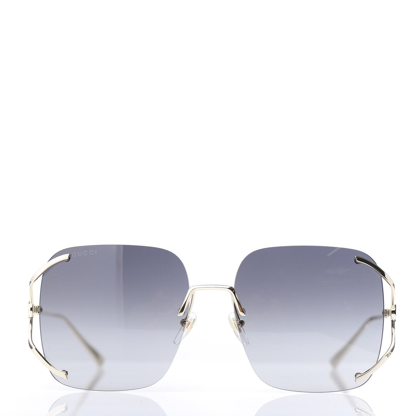 Oversized Sunglasses GG0646S Gold Black