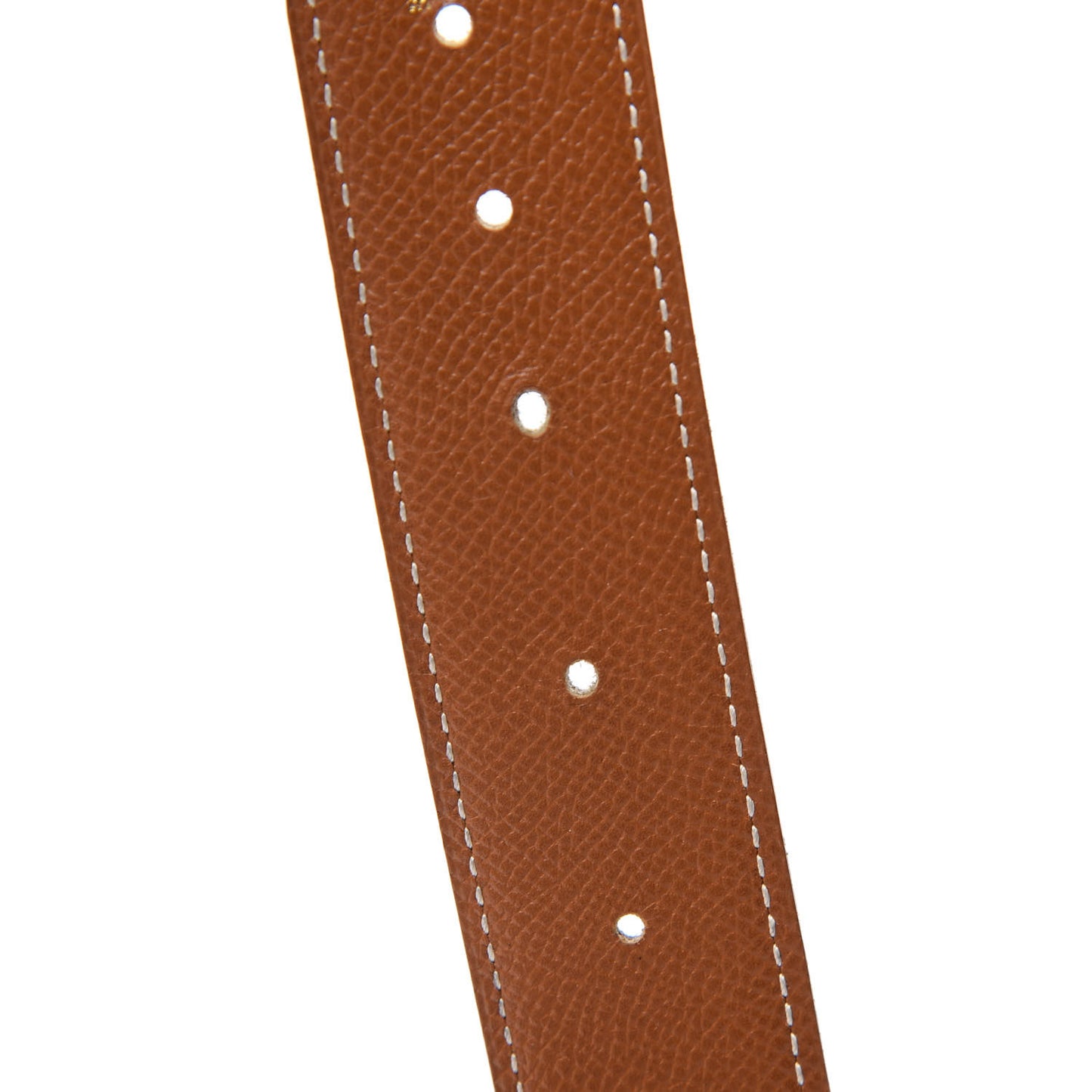 Box Courchevel 32mm H Belt 65 Black Gold