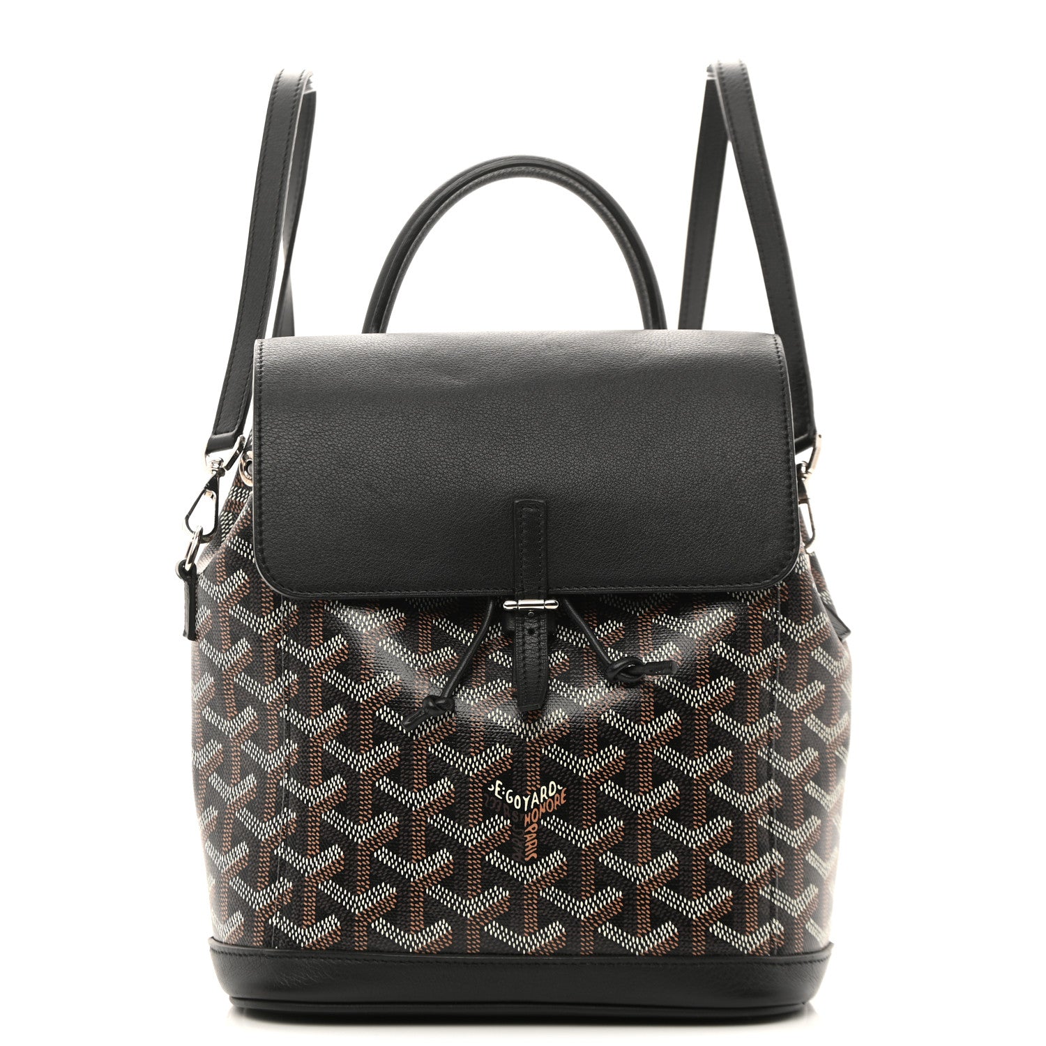 Goyard Goyardine Calfskin Mini Alpin Backpack Black 1924921 – FASHIONPHILE