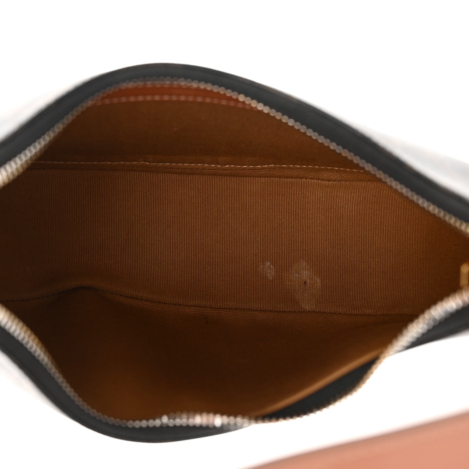 Celine Triomphe Canvas Calfskin Ava Shoulder Bag Tan 6 of 16